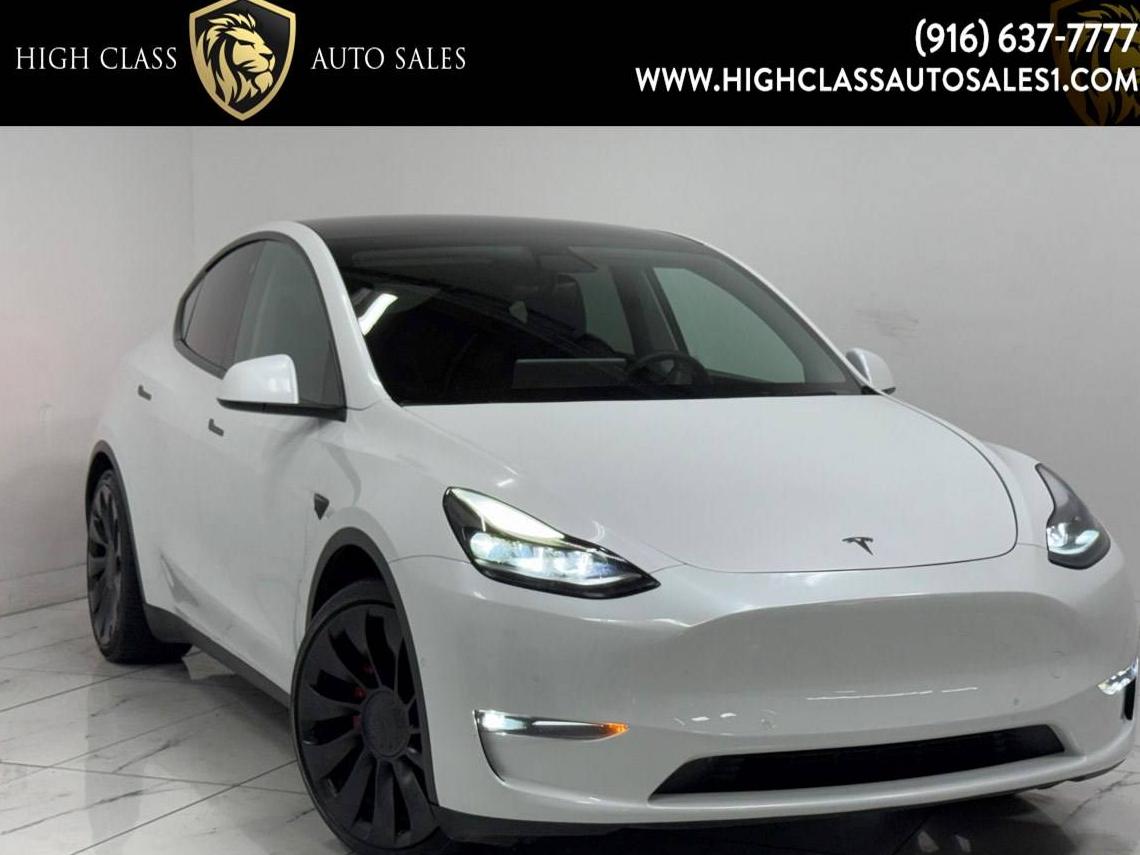 TESLA MODEL Y 2022 7SAYGDEFXNF338178 image